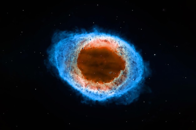 Ringnevel, Supernova Core pulsar neutronenster. Elementen van deze afbeelding geleverd door NASA.