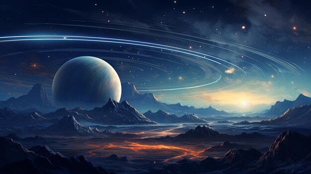 Rings of a Distant Planet