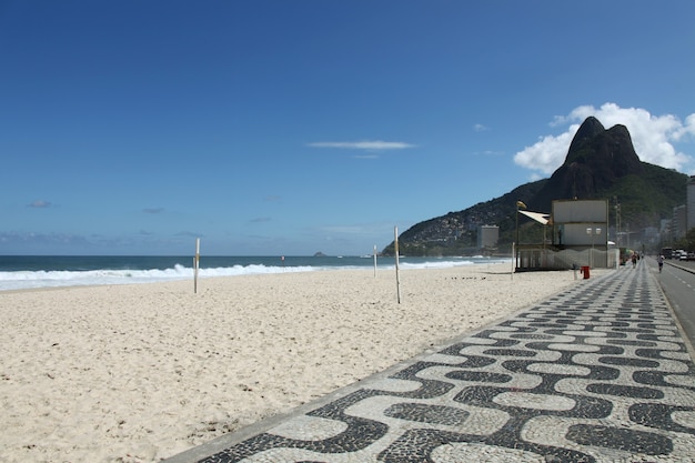 Rio de janeiro braziliës belangrijkste toeristische plek met prachtige stranden copacabana strand ipanema strand