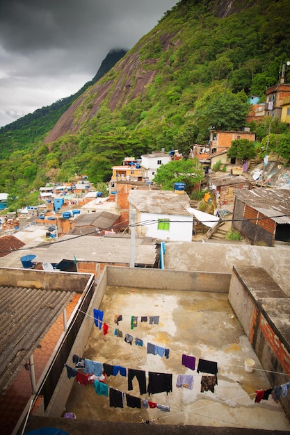 Rio de Janeiro centrum en favela