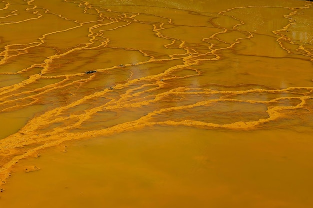 Rio Tinto River Patterns in Huelva Spain