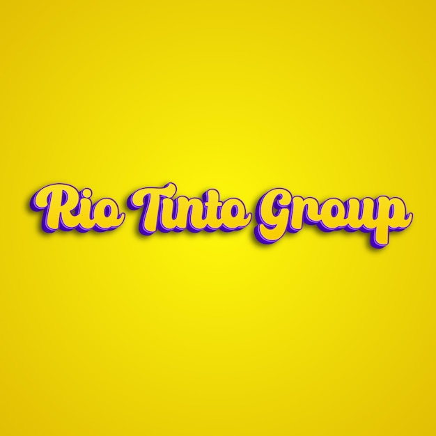 Riotintogroup typography 3d design yellow pink white background photo jpg