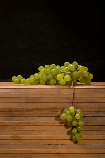 Ripe big bunch of grapes of sultana