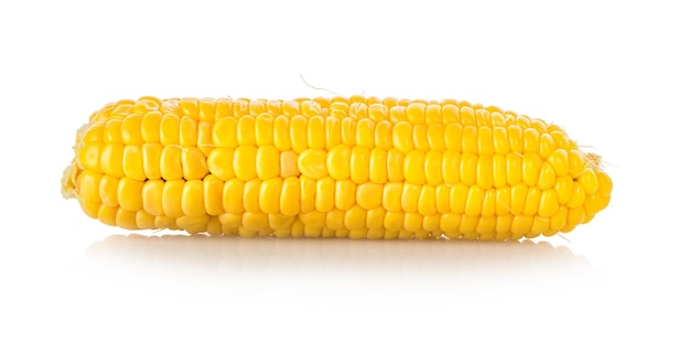 Ripe corn isolated isolated on a white background