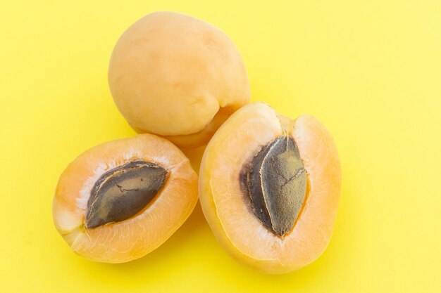 Ripe fresh apricots