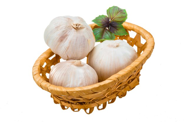 Ripe garlic