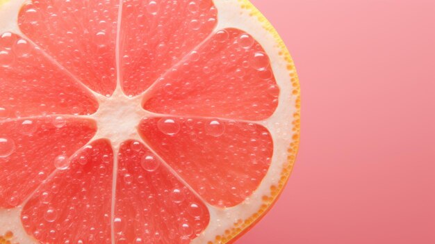 Ripe grapefruit slices uhd wallpaper