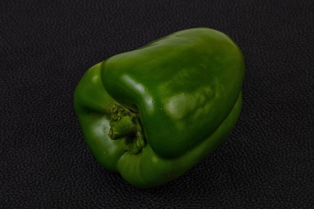 Ripe green bell pepper