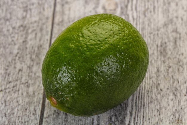 Ripe green lime