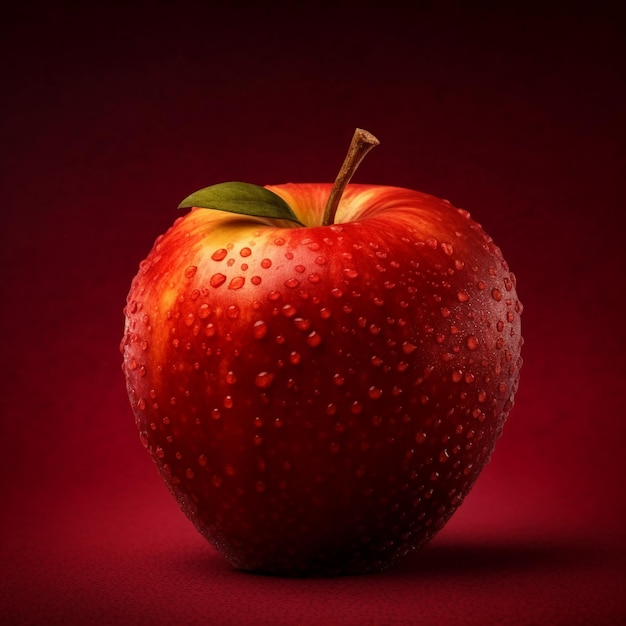 A ripe juicy apple