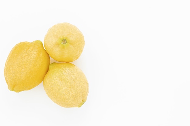 Ripe juicy lemons Lemon fruit citrus minimal concept vitamin C Creative summer minimalistic back