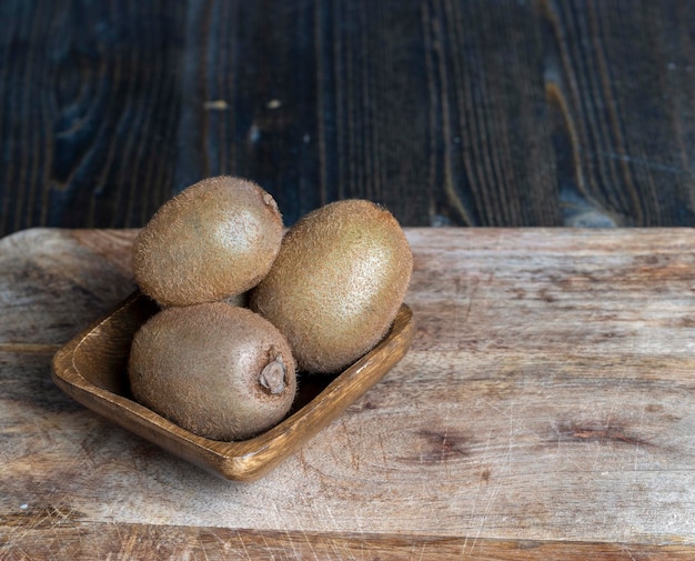 Ripe kiwi fruits for nutrition close up