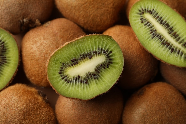 Ripe kiwi texture surface. Sweet fruit