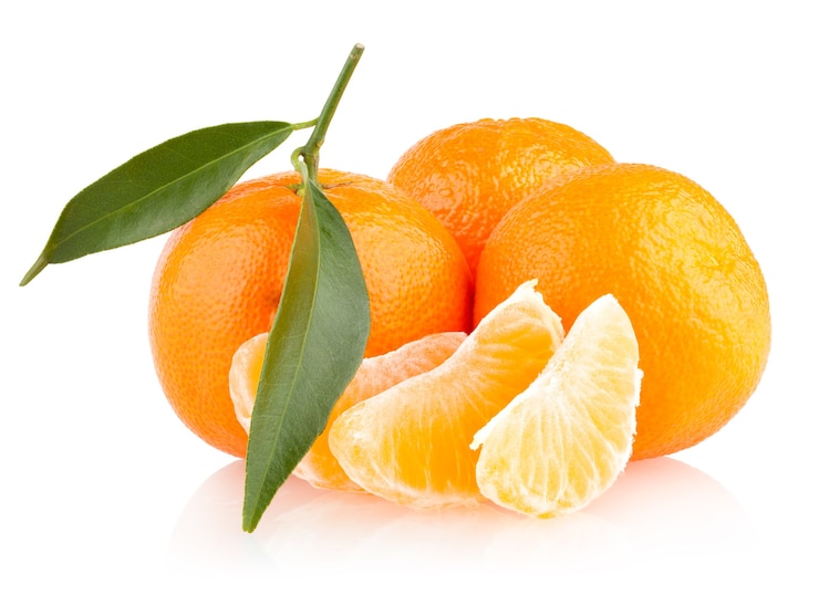 Photo ripe mandarins