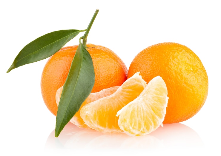 Photo ripe mandarins
