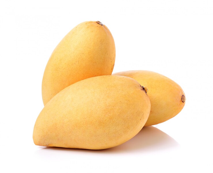 잘 익은 망고 공백에 고립
