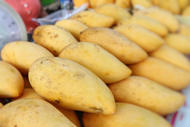 Ripe mango in street food