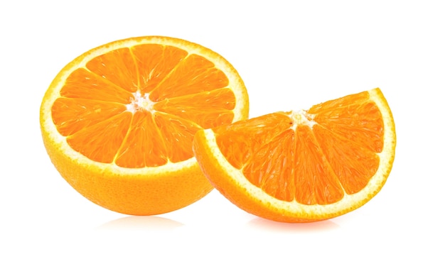 Ripe orange slice 