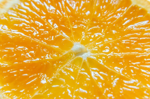 Ripe orange slices as background