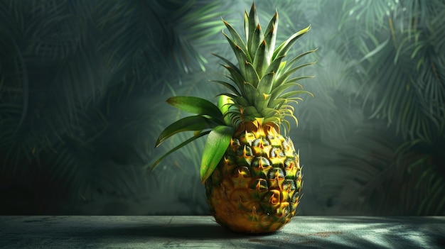 Ripe pineapple Generative AI