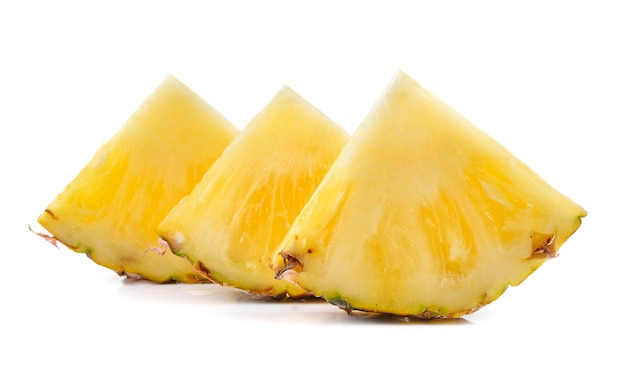 Ripe pineapple isolated