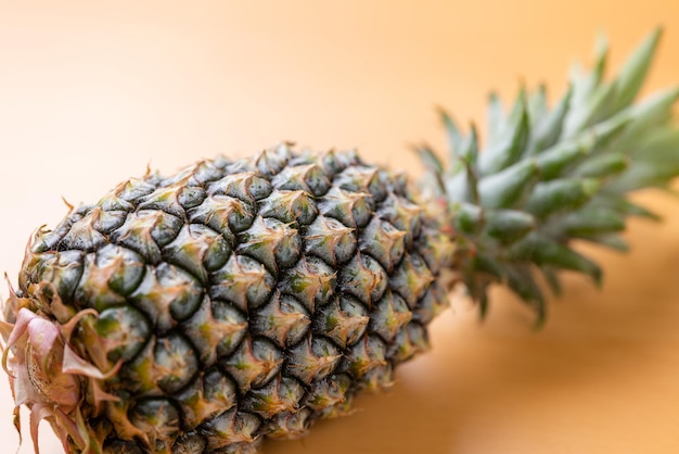 Ripe pineapple on the table