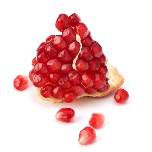 Ripe pomegranate piece