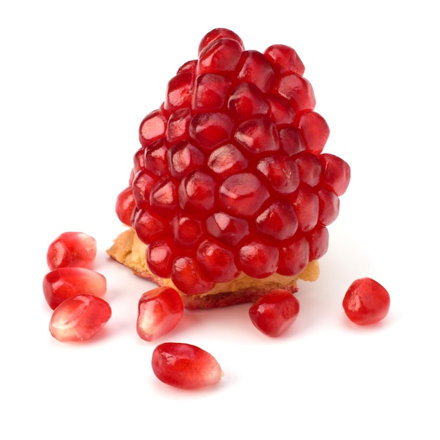 Ripe pomegranate piece