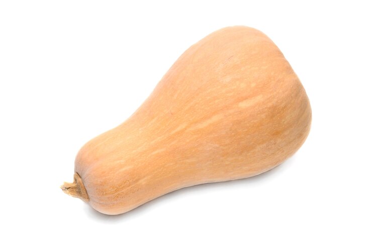 ripe pumpkin isolated on white