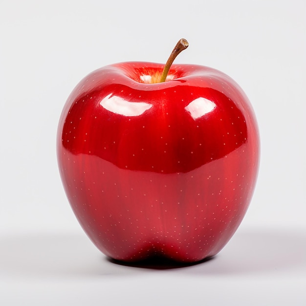 Ripe Red Apple Smooth Surface and Attractive Aroma