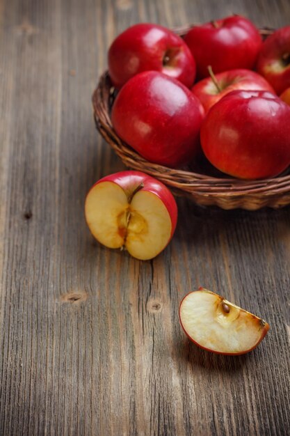 Ripe red apple