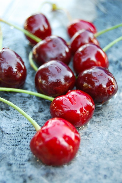 Ripe red cherry