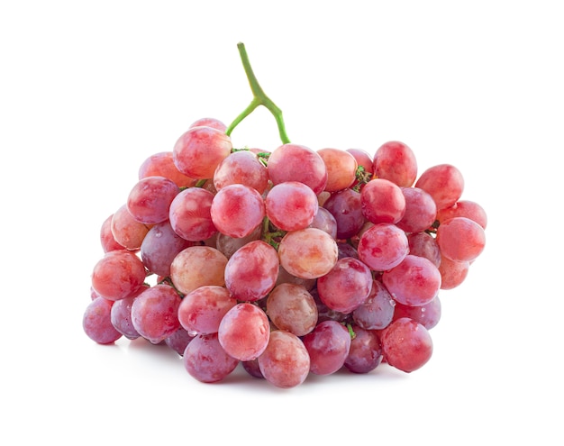 Ripe red grapes