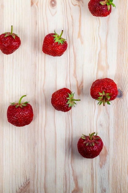 Ripe red strawberries are used for making desserts red strawberries in cooking