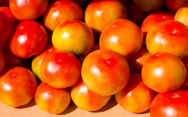 ripe red tomatoes perfect vegetables