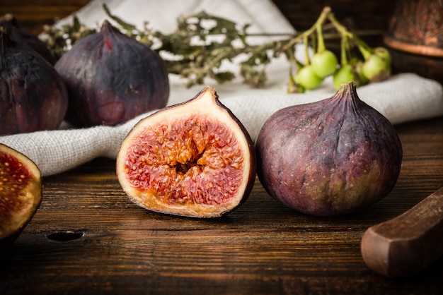 Ripe seasonal figs