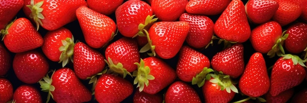 Ripe strawberry background