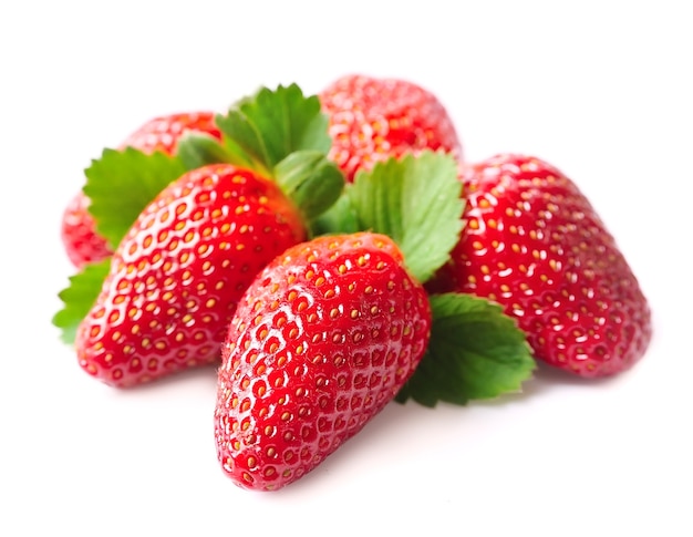 Ripe strawberry.