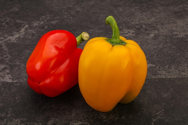 Ripe sweet Bulgarian bell pepper