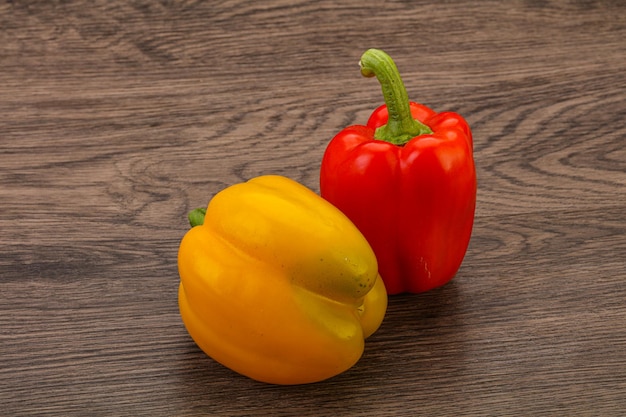 Ripe sweet bulgarian bell pepper