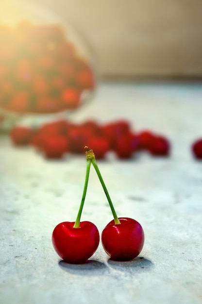 Ripe Sweet Cherry.