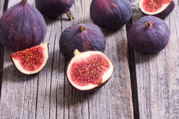 Ripe sweet figs Healthy mediterranean fig fruit