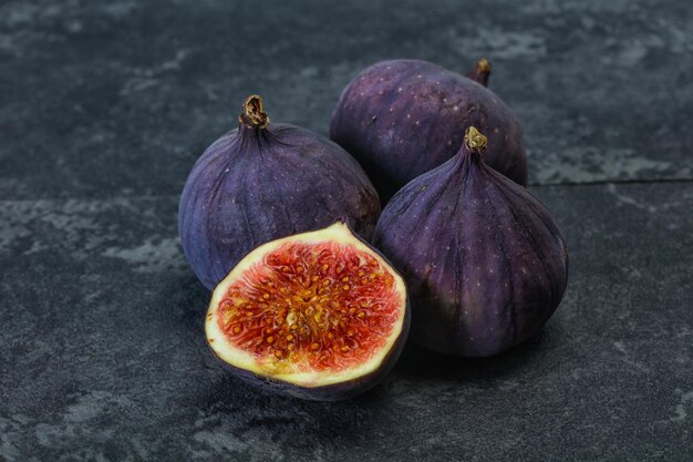 Ripe sweet fresh fig fruit