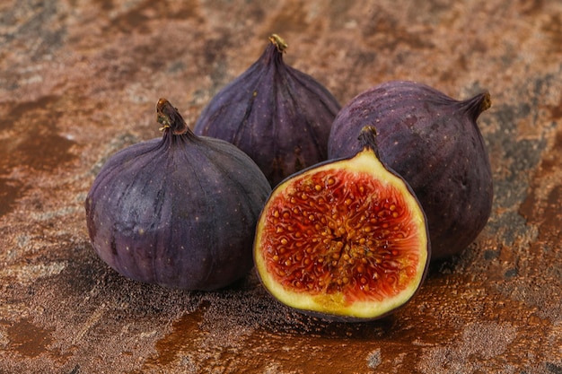 Ripe sweet fresh fig fruit