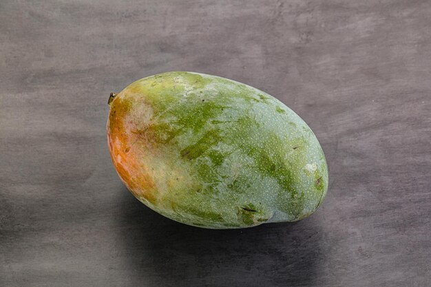 Ripe sweet green tropic mango