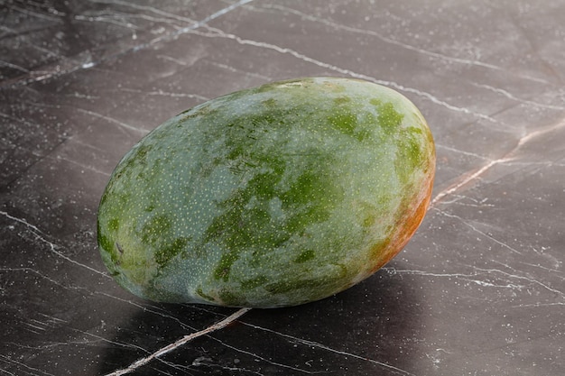 Ripe sweet green tropic mango