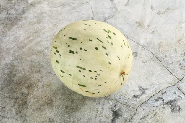 Photo ripe sweet juicy dalmatin melon