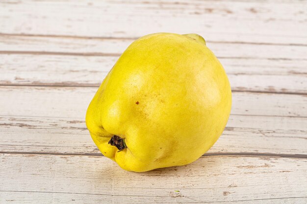 Ripe sweet organic quince fruit