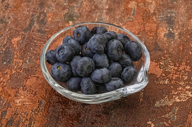 Ripe sweet tasty blueberries heap