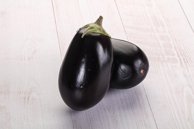 Ripe tasty natural organic eggplant